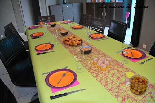 TABLE ANIS ET ROSE