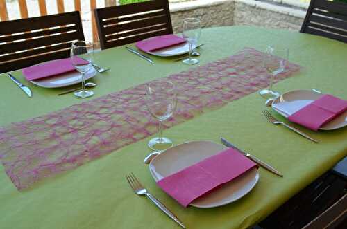 TABLE ROSE ET ANIS - La cuisine de Galou