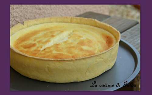 TARTE AU FROMAGE BLANC