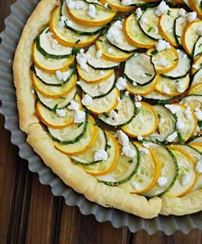 TARTE AUX COURGETTES