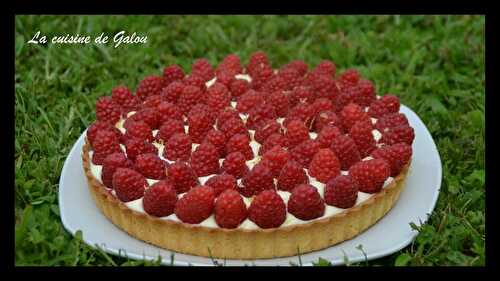 TARTE AUX FRAMBOISES FACON TIRAMISU