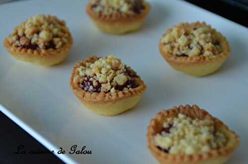 TARTELETTES A LA FRAMBOISE FACON CRUMBLE