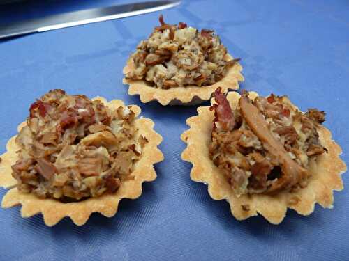 TARTELETTES AUX CHAMPIGNONS