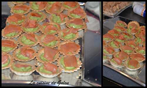 TARTELETTES AVOCAT SAUMON