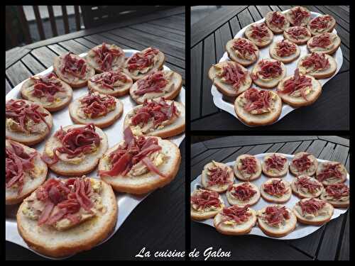 TOASTS AU FOIE GRAS ET MARGRET SECHEES