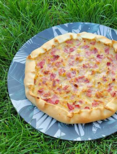TARTE POIREAUX JAMBON BECHAMEL