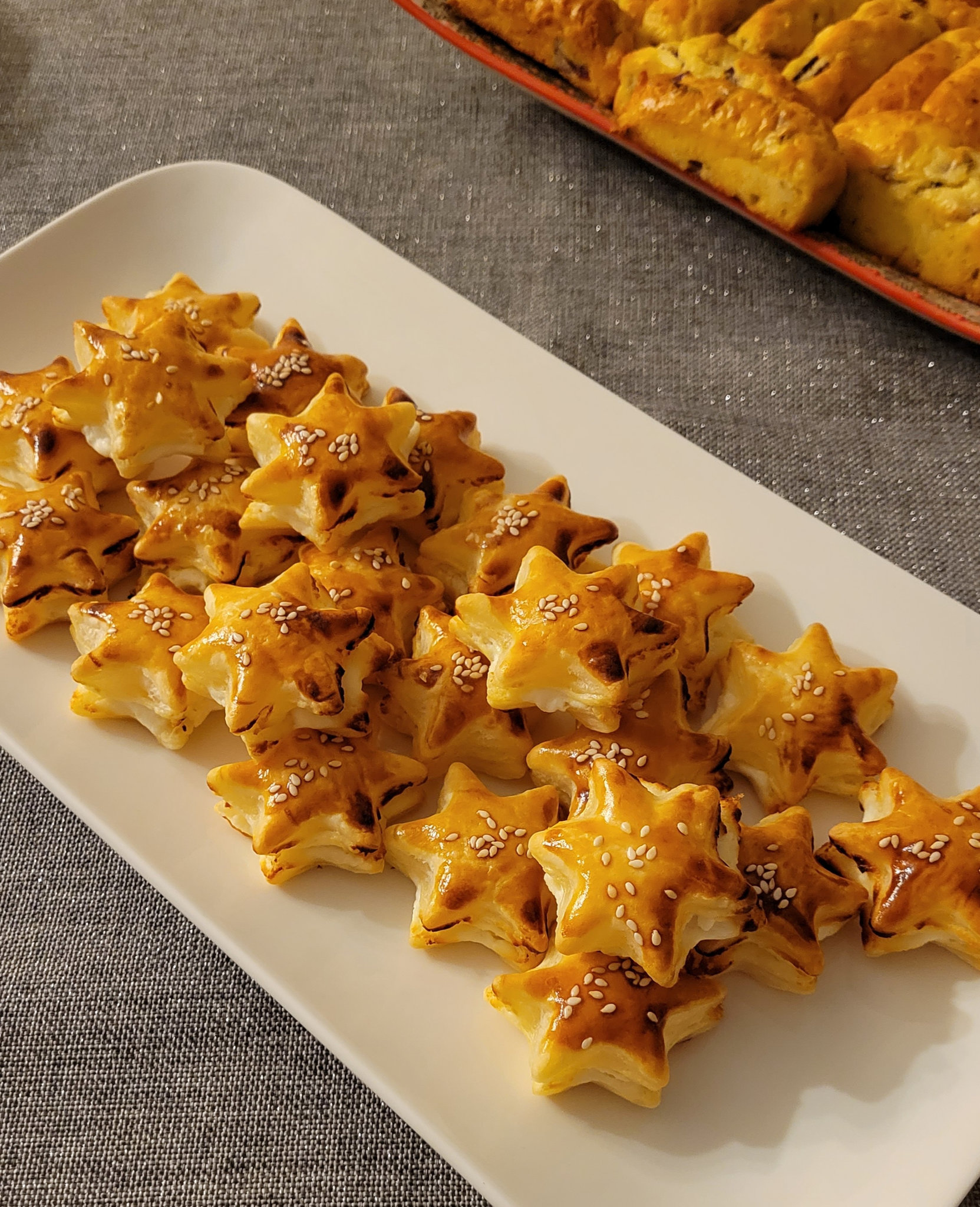ETOILES FEUILLETEES AU CHEVRE