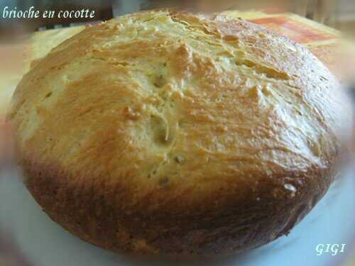 Brioche en cocotte