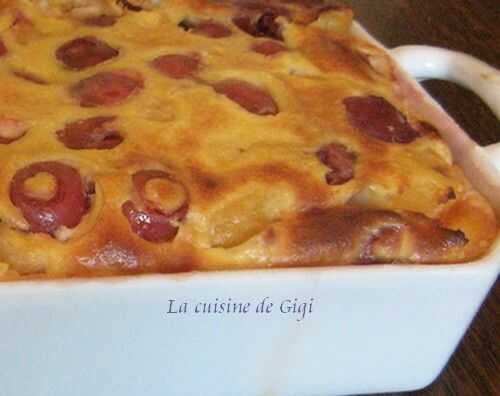 Clafoutis au duo de fruits WW