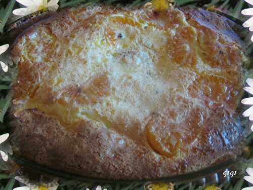 Clafoutis aux pruneaux et aux mandarines