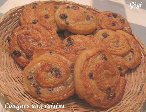 Couques aux raisins