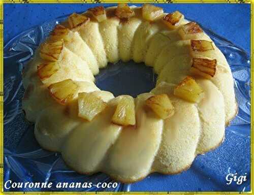Couronne ananas-coco