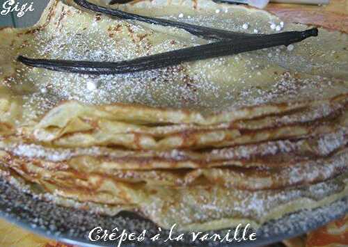 Crêpes à la vanille