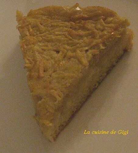 Gâteau aux pommes râpées