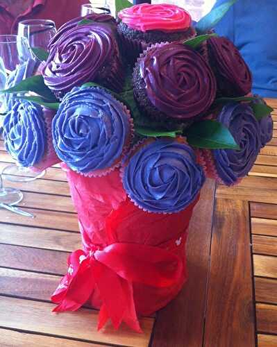 Gâteau bouquet de fleur