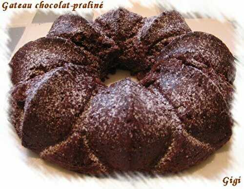 Gâteau chocolat-praliné