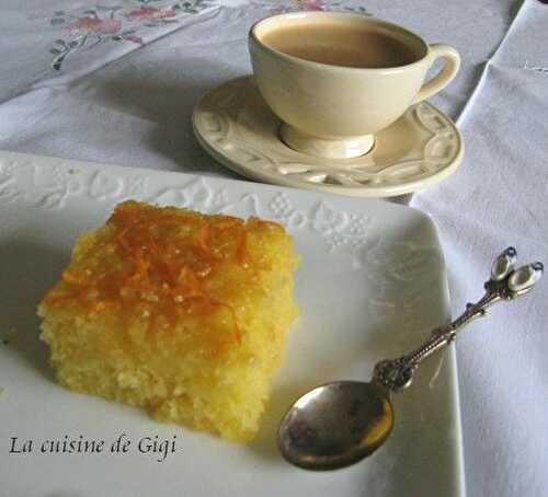 Gâteau humide à l'orange