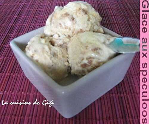 Glace aux speculoos