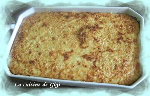 Gratin de chou-fleur au petit billy