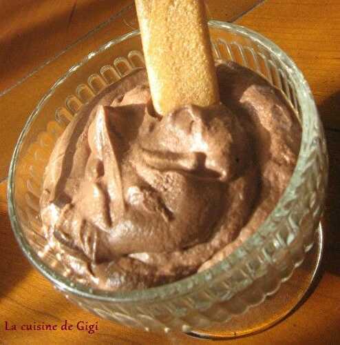 Mousse au chocolat inavouable de Nigella Lawson