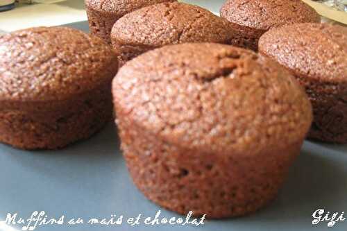 Muffins au maïs et au chocolat