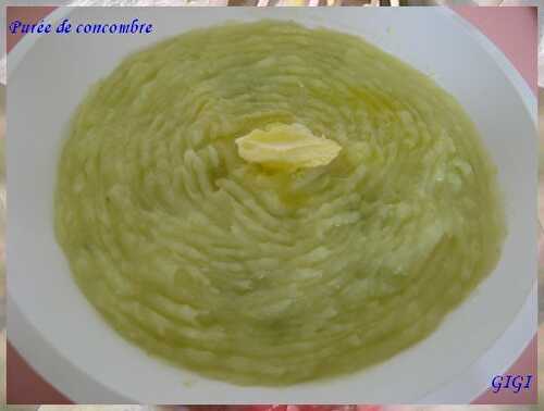 Purée de concombre