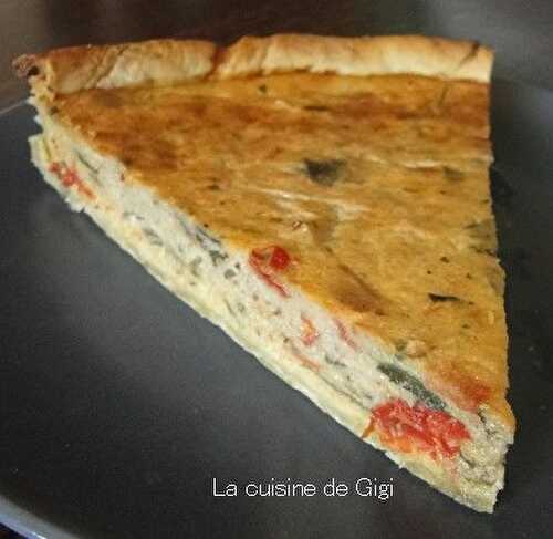 Quiche à la ratatouille