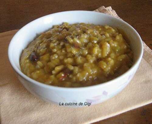 Risotto crémeux au minestrone