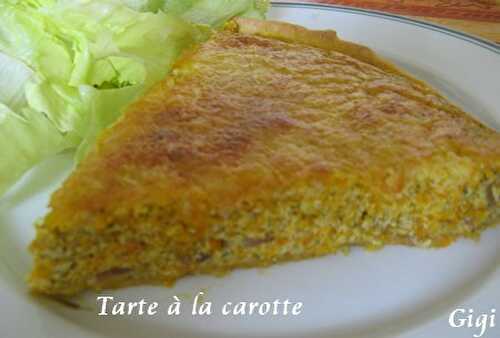 Tarte à la carotte