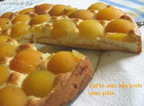 Tarte aux abricots sans pâte WW