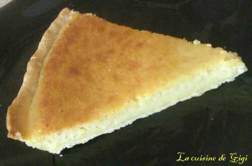 Tarte citon-amandes