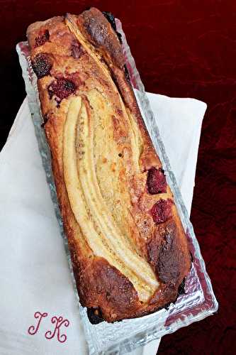 Banana bread aux fraises