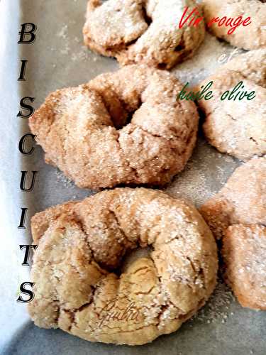 Biscuits Italiens au vin rouge et à l'huile d'olive