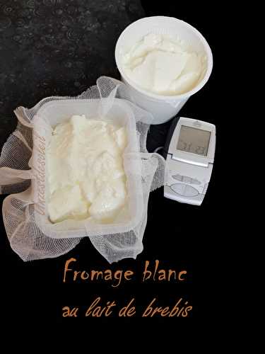 Fromage blanc au lait de brebis