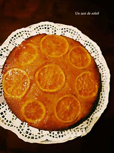 Gâteau renversé à l'orange