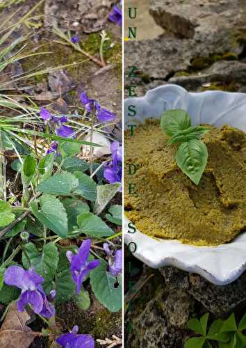 Pesto crèmeux aux pistaches comme en Sicile