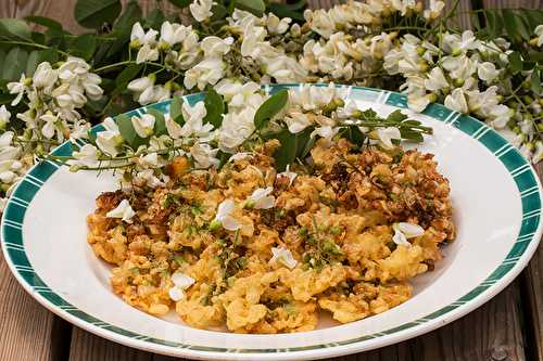 Beignets de fleurs d'acacia