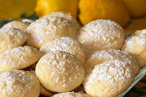 Biscuits moelleux au citron et à l'huile d'olive
