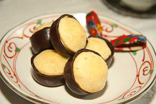 Bouchées gourmandes aux deux chocolats