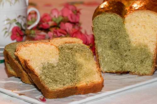 Brioche au thé Matcha et au Yuzu