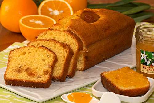 Cake aux oranges confites et à la fleur d'oranger