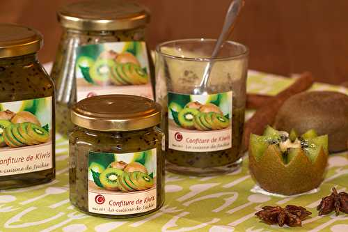 Confiture de Kiwis aux épices