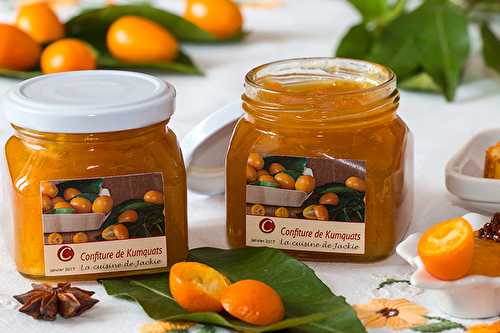 Confiture de kumquats parfumée à la badiane