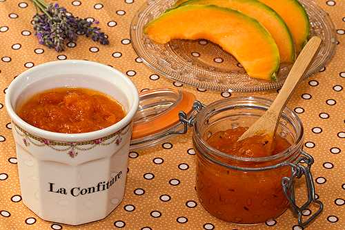 Confiture de melon à la lavande