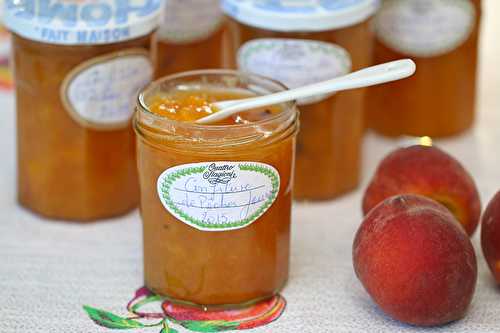 Confiture de pêches jaunes