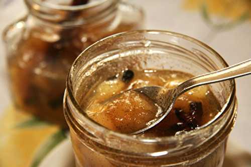 Confiture de poires, vanille, cannelle, Badiane étoilée