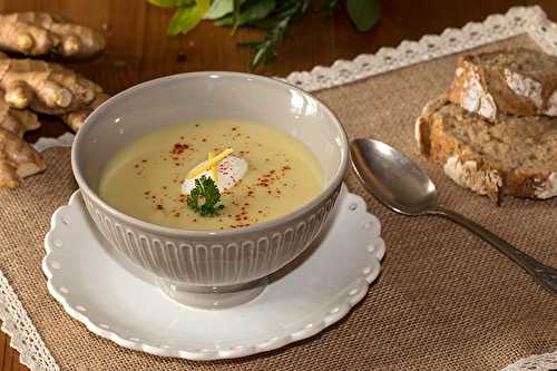 Consommé de choucroute au gingembre