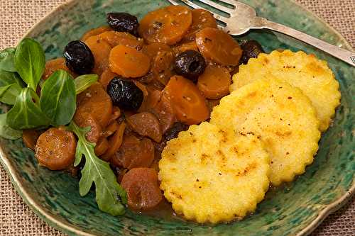 Daube de carottes et polenta