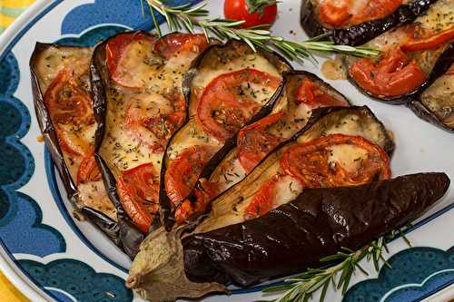 Éventail d’aubergines