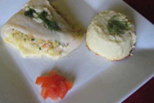 Filets de pangasius et flan de fenouil